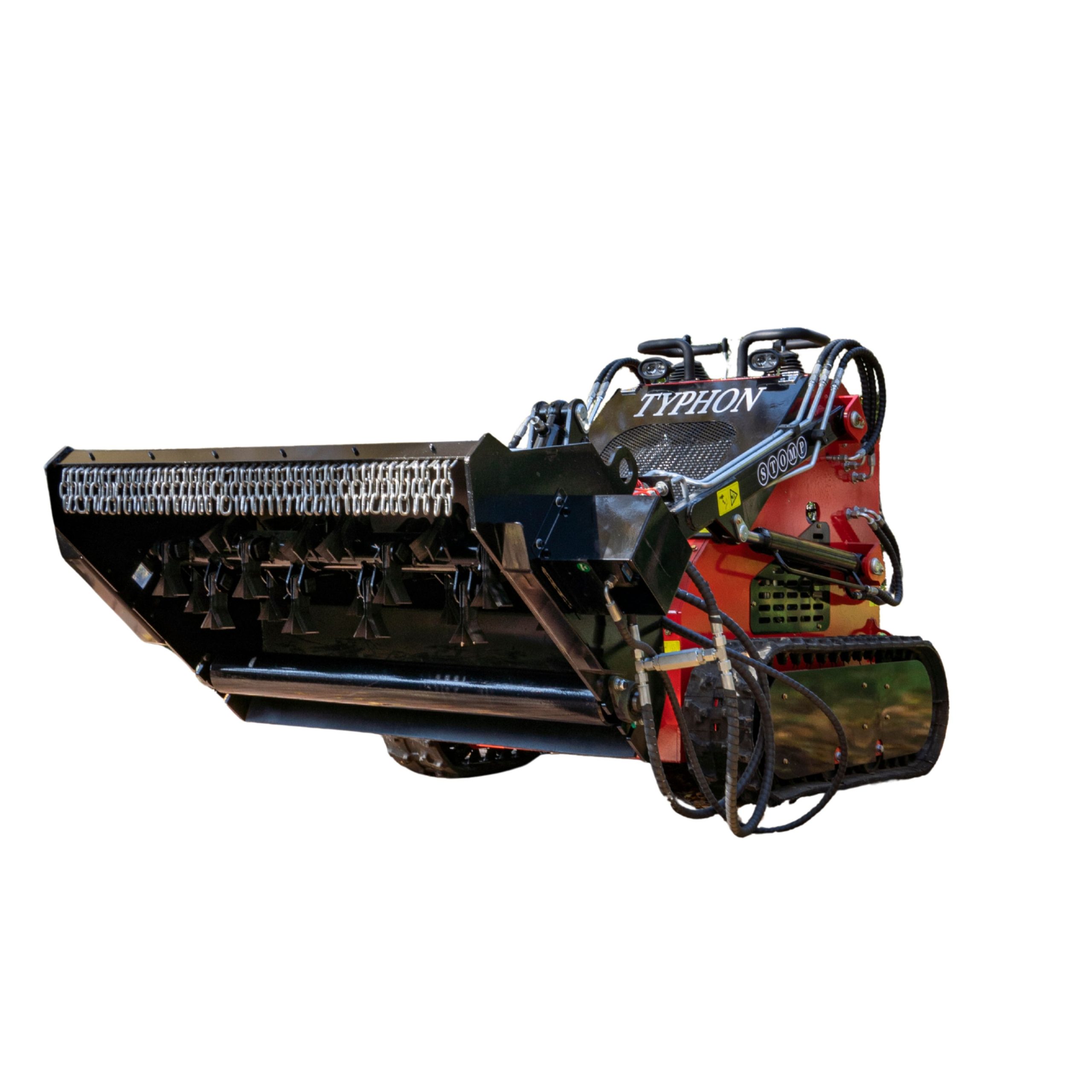 1450mm Heavy Duty Flail Mower Attachment 19 Teeth for TYPHON Mini Skid Steer 8 TYPHON Mini Skid Steer