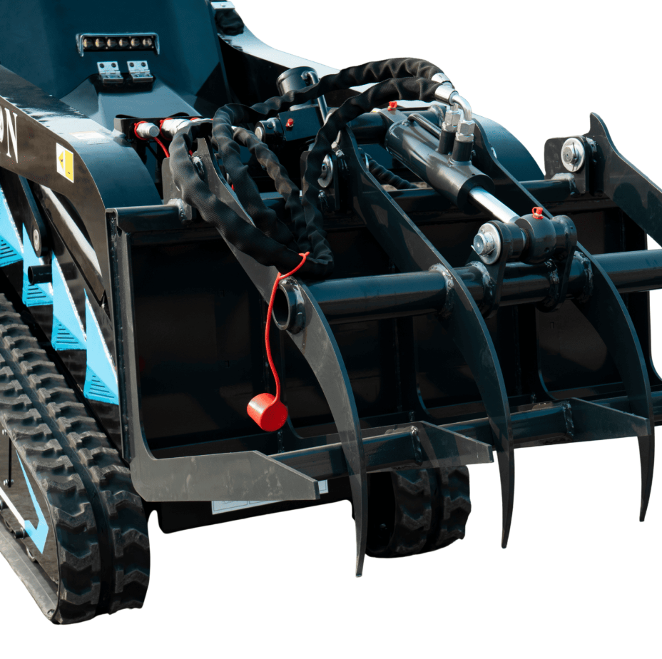 Hydraulic Wood Grabber Attachment Mini Skid Steer TYPHON STOMP X1300 & STOMP 509 3 X1300