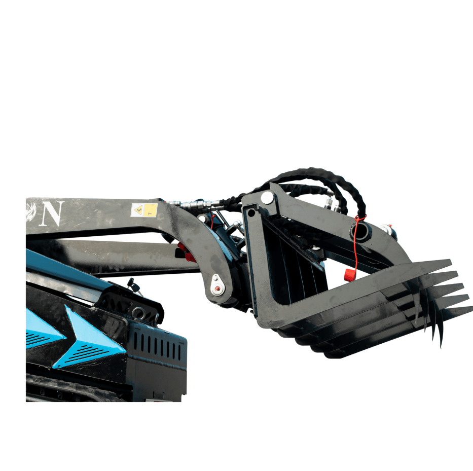 Hydraulic Wood Grabber Attachment Mini Skid Steer TYPHON STOMP X1300 & STOMP 509 4 X1300