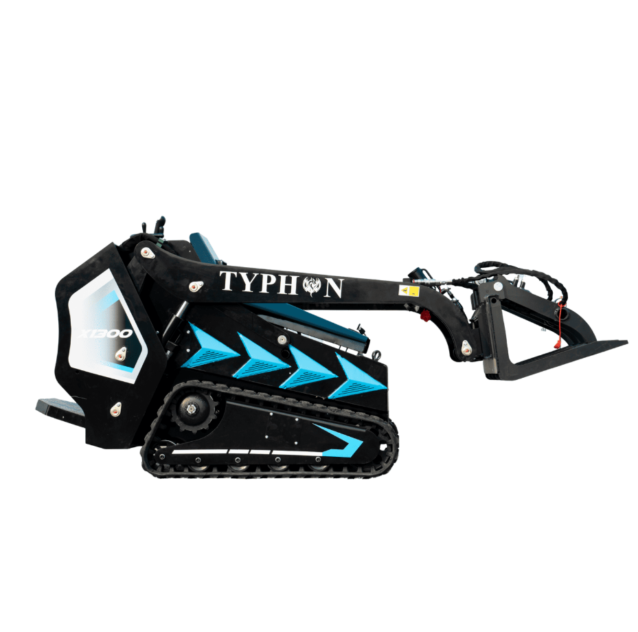 Hydraulic Wood Grabber Attachment Mini Skid Steer TYPHON STOMP X1300 & STOMP 509 6 X1300