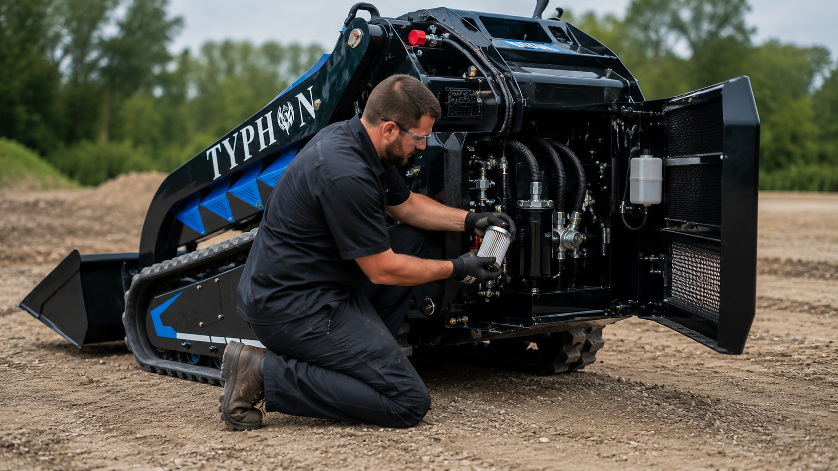 The 50 Hour Hydraulic Filter Change That Extends Your Mini Skid Steer Life 2 50 Hour Hydraulic Filter Change