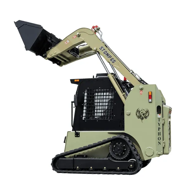 TYPHON STOMP 65 PROPACT Series – 9,000 lbs 74 HP Skid Steer Loader, Cummins 4-Cylinder Diesel USA Engine, High-Flow Hydraulics & AC/Heater Cab 4 TYPHON STOMP 65 PROPACT Series – 9,000 lbs 74 HP Skid Steer Loader, Cummins 4-Cylinder Diesel USA Engine, High-Flow Hydraulics & AC/Heater Cab