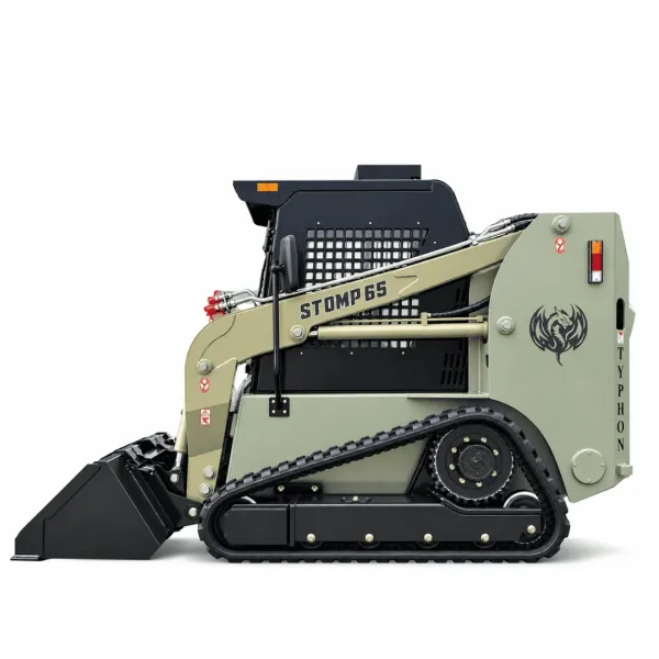 TYPHON STOMP 65 PROPACT Series – 9,000 lbs 74 HP Skid Steer Loader, Cummins 4-Cylinder Diesel USA Engine, High-Flow Hydraulics & AC/Heater Cab 5 TYPHON STOMP 65 PROPACT Series – 9,000 lbs 74 HP Skid Steer Loader, Cummins 4-Cylinder Diesel USA Engine, High-Flow Hydraulics & AC/Heater Cab