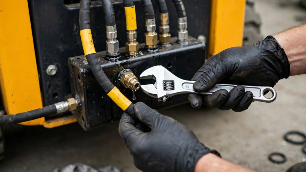 Compact Mini Skid Steer Maintenance