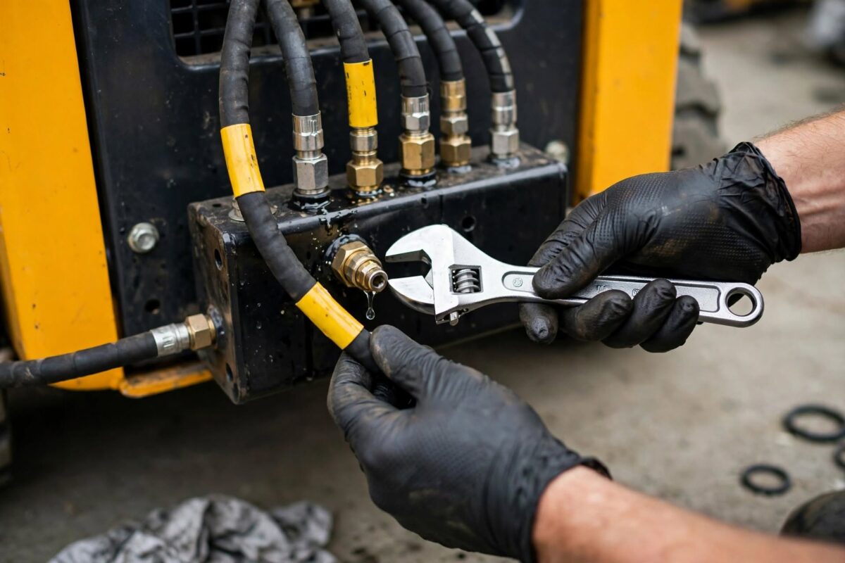 Compact Mini Skid Steer Maintenance