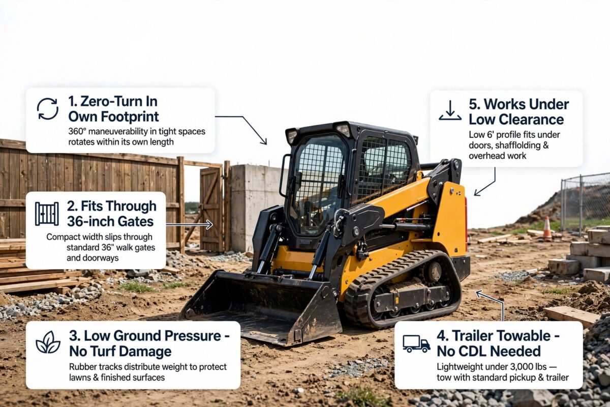 mini skid steer beats