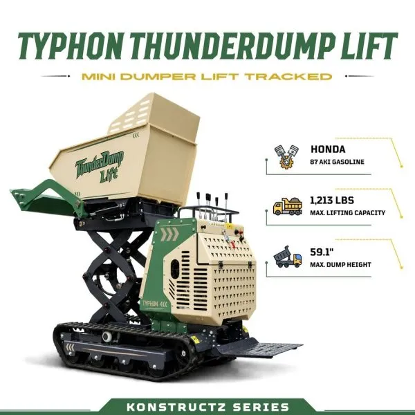 The new TYPHON Konstructz Series equipment at a jobsite